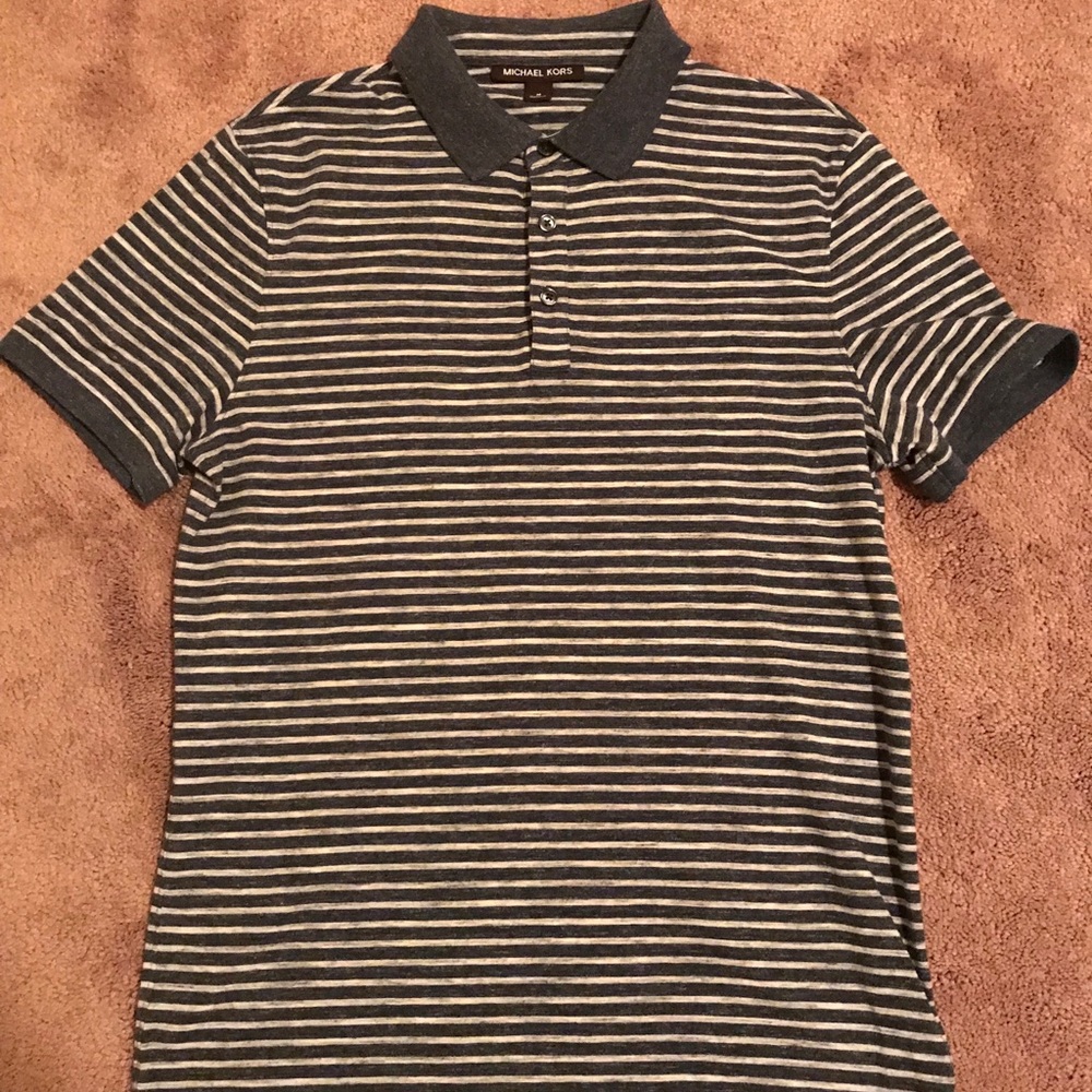 Michael Kors Striped Shirt Sz M